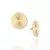 Brinco Feminino Botão Banhado a Ouro 18k Rommanel - comprar online