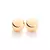 Brinco Esfera Lisa Grande Feminino Rommanel Banhado a Ouro 18k - comprar online
