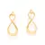 Brinco Rommanel Infinito Banhado a Ouro 18k Feminino - comprar online