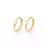 Brinco Rommanel Mini Argola Feminino Banhado a Ouro 18k - comprar online
