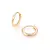 Brinco Rommanel Mini Argola Feminino Banhado a Ouro 18k - Márcia Semijoias