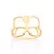 Anel Borboleta Rommanel Feminino Banhado a Ouro 18k - comprar online