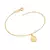 Pulseira com Pingente Medalha de São Bento Elo Cadeado Banhada A Ouro 18K - comprar online