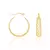 Brinco Argola Estrelas Vazadas Feminina Banhada a Ouro 18k - comprar online