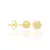 Brinco Rommanel Esfera Média Banhado a Ouro 18k Feminino - comprar online