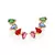 Brinco Cristais Gota Banhado a Ouro 18k Rommanel - comprar online