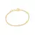 Pulseira Banhada A Ouro 18K com Bolas Lisas Feminino - comprar online