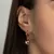 Brinco Rommanel Argola Bola Banhado A Ouro 18K Feminino - loja online
