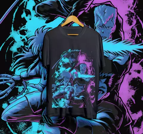 Camiseta Clássica Yu Yu Hakusho – Conforto e Estilo Casual