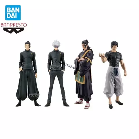 Kit Exclusivo com 4 Figuras Banpresto dos Personagens da Saga do Passado de Gojo/Geto.