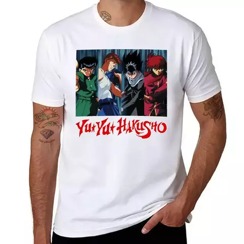 Camiseta Yu Yu Hakusho – Clássico do Anime em Algodão Premium