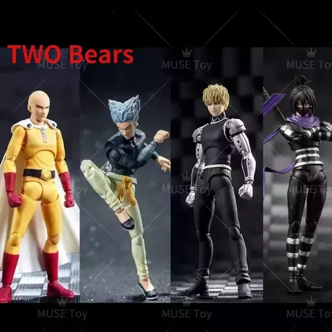 One Punch Man: GT One Punch Man Saitama, Genos, Garou e Sonic! - comprar online