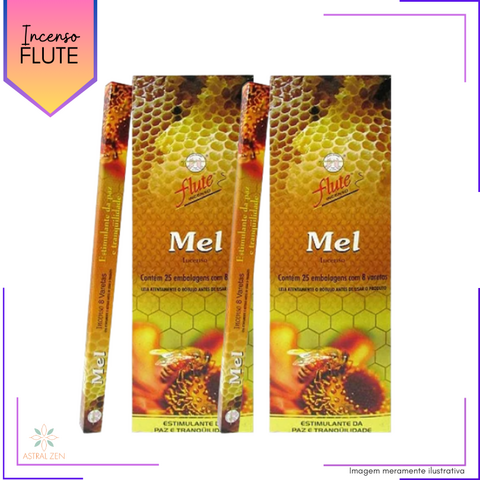 Incenso Flute Mel - Kit com 6 Iguais ou Variados