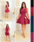 Vestido Vinho na internet