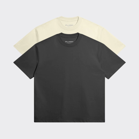 Pack 2 Camisetas Básicas Oversized - loja online