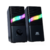 Caixa de Som Knup Gamer 2 Canais 6W (3+3) RMS Com LED RO-818