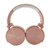 Fone de Ouvido Hrebos HS-377 ROS | Cor Rosa | Microfone Integrado | Controle em Linha - comprar online