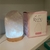 LUMINÁRIA EM QUARTZO ROSA GRANDE COM LUZ BRANCA PEDRA NATURAL - loja online