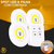 Kit 3x Lâmpada Luminária Led Spot Sem Fio Controle Remoto - comprar online