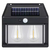Luminária Arandela com Duas Lâmpadas Rercarregáveis Solar Com Sensor KR503