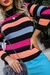 Blusa Feminina Tricot Cacharrel Listrada Moda Blogueiras - comprar online