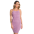 Vestido Canelado Liso Com Alça Moda Tricot Roupas Femininas - PeerShopp