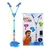 Microfone Infantil Duplo com Pedestal – Karaokê Iluminado para Pequenos Rock Stars!