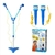 Microfone Infantil Duplo com Pedestal – Karaokê Iluminado para Pequenos Rock Stars! - comprar online