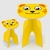 Mesa Infantil Tigre com Banquinho – Conjunto Didático em MDF Ecológico para Crianças - comprar online