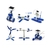 Kit Robô Solar 6 em 1 | Helicóptero + Dinossauro + 4 Modelos | STEM Educativo | Energia Renovável Diversão inteligente que ensina sobre robótica e sustentabilidade!