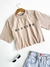 T-shirt Cropped Feminina Estampado Ismênia Ref. 809 (12345670018924153733)
