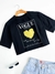 T-shirt Cropped Feminina Estampado Ismênia Ref. 809 (12345670018924153733) - comprar online