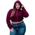 Jaqueta Feminina Teddy Com Capuz E Zíper Casaquinho Peluciado Curto Sherpa Mang