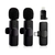 2 peças Microfone de lapela sem fio para telefone (Type C), microfone duplo sem