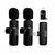 2 peças Microfone de lapela sem fio para telefone (Type C), microfone duplo sem - comprar online