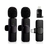 2 peças Microfone de lapela sem fio para telefone (Type C), microfone duplo sem - PeerShopp