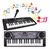Teclado com Microfone 37 Teclas 5702 – DM Toys