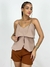 Blusa Feminina em Crepe de Alça Boho Chic Thay Ref. 1455 - comprar online
