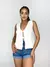 Blusa Feminina Regata Modal Amarração Frontal Samila Ref. 1324 na internet