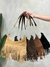 Bolsa Feminina Meia Lua em Camurça com Franjas Ref. 1457 - comprar online