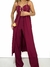 Conjunto Feminino em Alfaiataria Pantalona e Bata Alongada com Fivela Mayra Ref. - comprar online