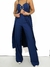 Conjunto Feminino em Alfaiataria Pantalona e Bata Alongada com Fivela Mayra Ref.