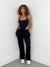 Conjunto Feminino em Anarruga Body Cavado de Alça e Calça Pantalona Katrine Re