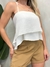 Cropped Feminino em Duna de Alça com Babado e Amarração Bárbara Ref. 1434 - comprar online