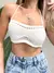 Cropped Top Feminino Modal com Amarração Manu Ref. 1376 - PeerShopp