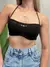 Cropped Top Feminino Modal com Amarração Manu Ref. 1376 - PeerShopp