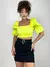 Saia Feminina Curta Jeans Preta Taise Ref. 675