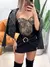 Short Saia Feminino em Neoprene Com Fivela Tamara Ref. 1389