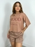 T- Shirt Cropped Oversized Mood Coffee Ref. 909