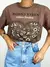 T-Shirt Feminina Estampada Boho Vibes Coração Ref. 808
